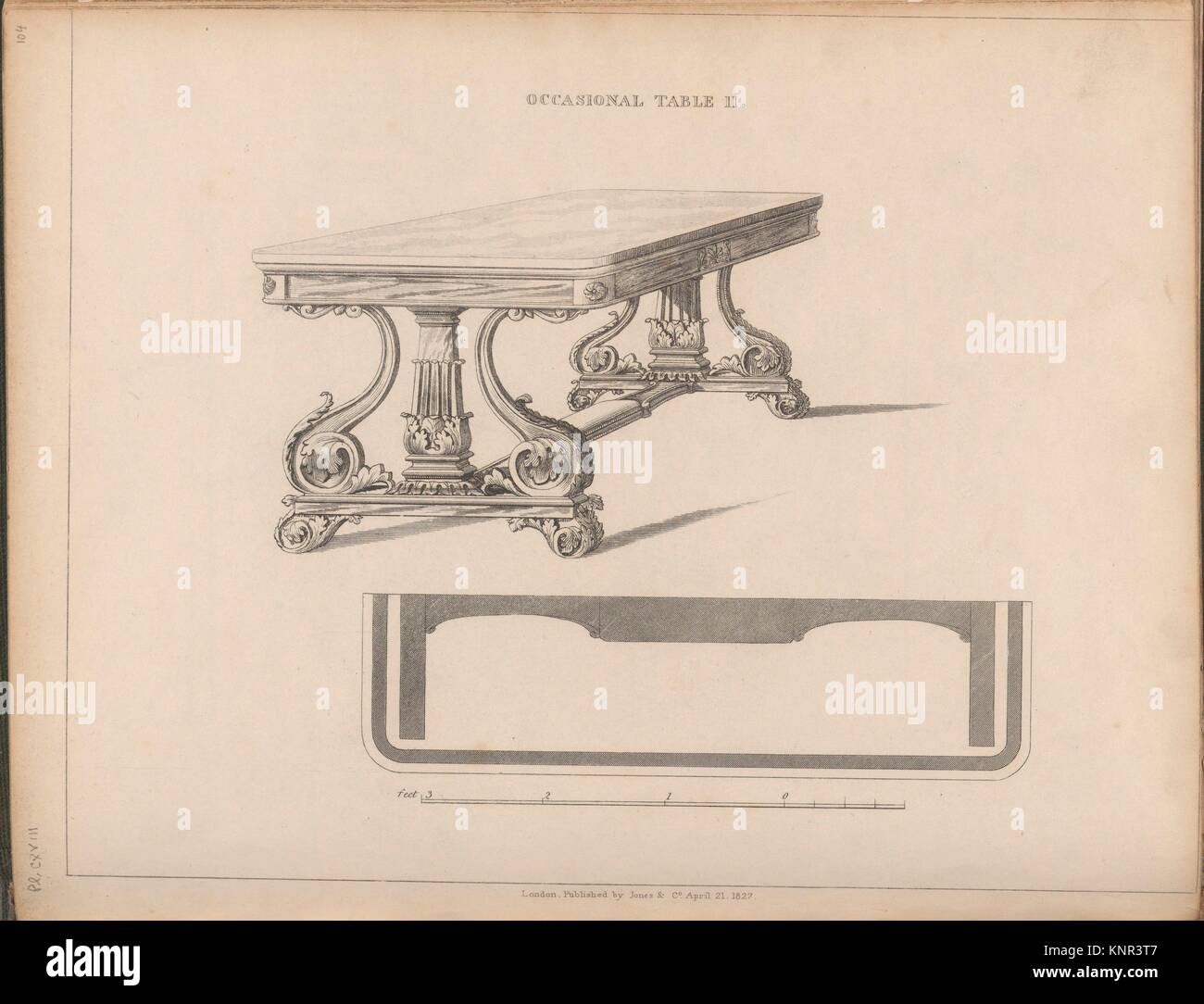 The Cabinet-Maker and Upholsterer´s Guide: being a Complete Drawing Book; in which will be comprised Treatises on Geometry and Perspective, as Stock Photo