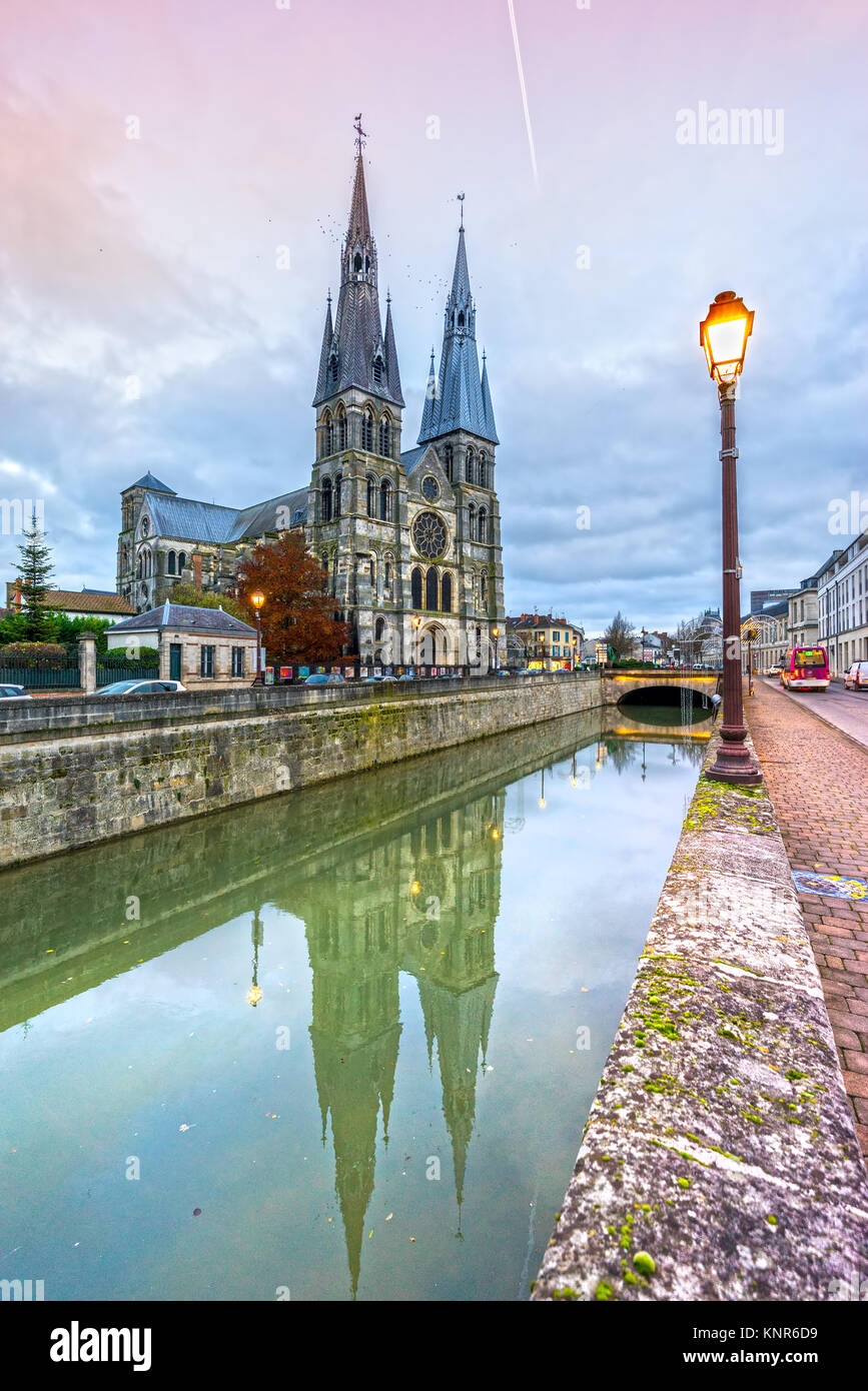 Chalons en Champagne Cathedral, France Stock Photo