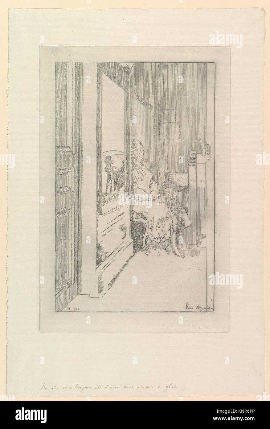 L´Armoire à glace (The Mirrored Wardrobe). Artist Walter Richard