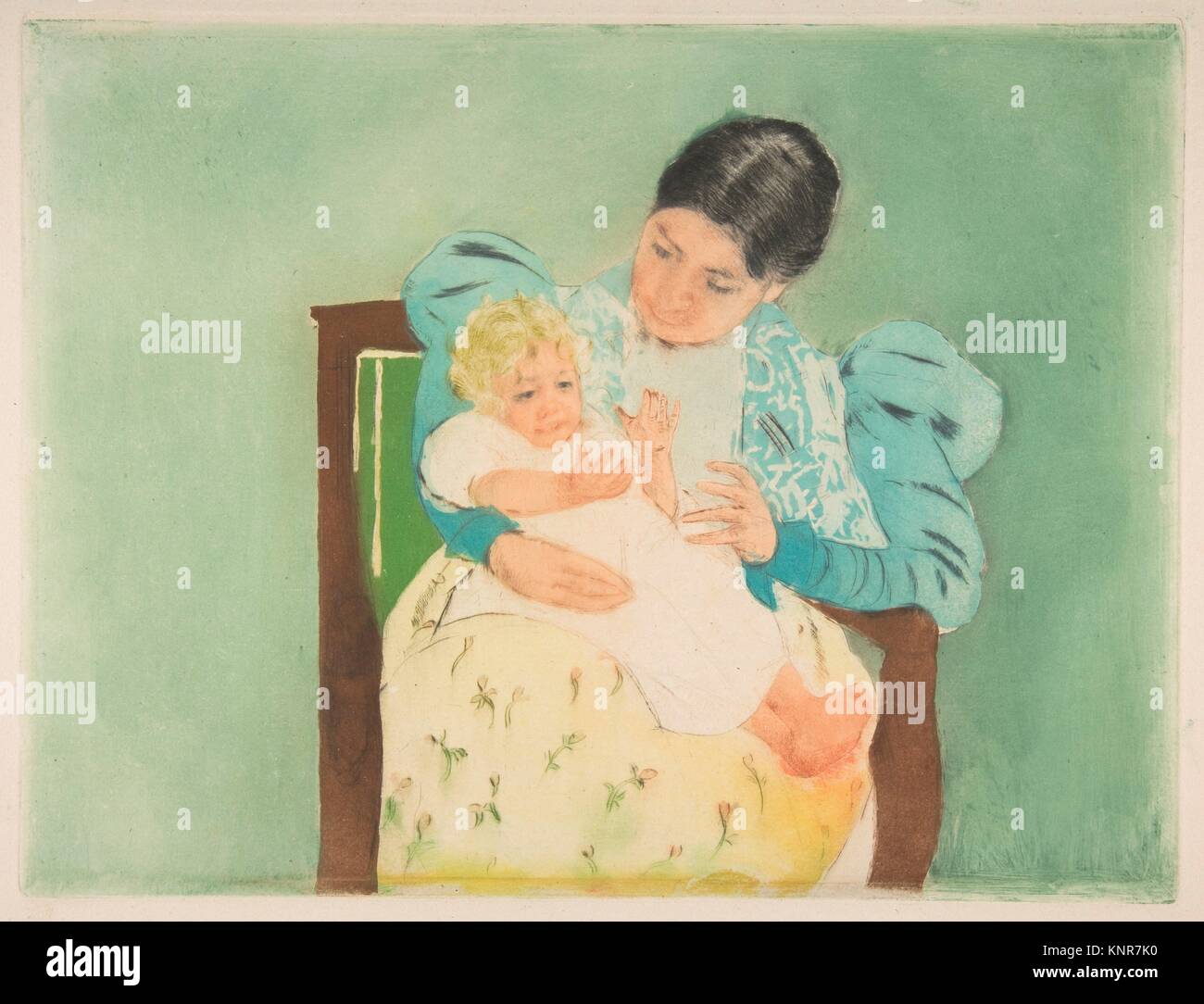 The Barefooted Child. Artist Mary Cassatt (American, Pittsburgh