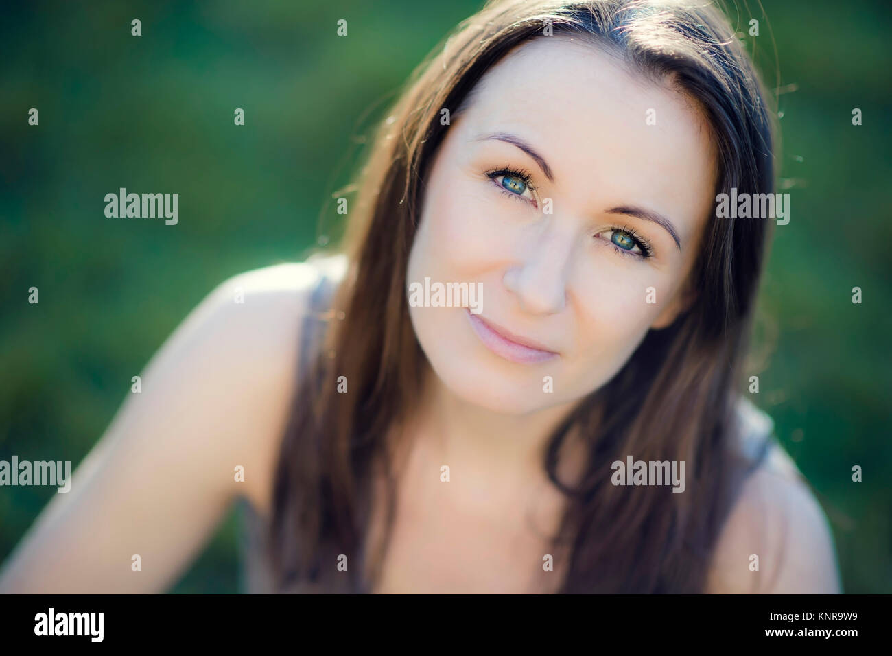 Portrait einer Frau, 30+ - portrait of a woman, 30+ Stock Photo