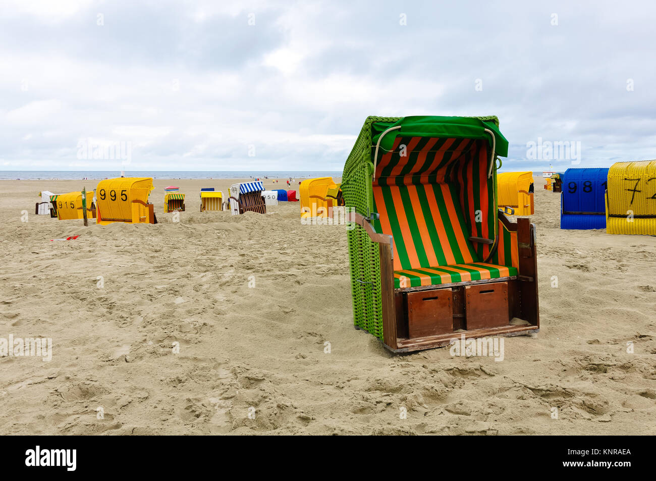 German beach chair hires stock photography and images Alamy
