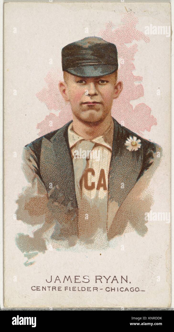 James Ryan, Baseball Player, Center Fielder, Chicago, from World´s