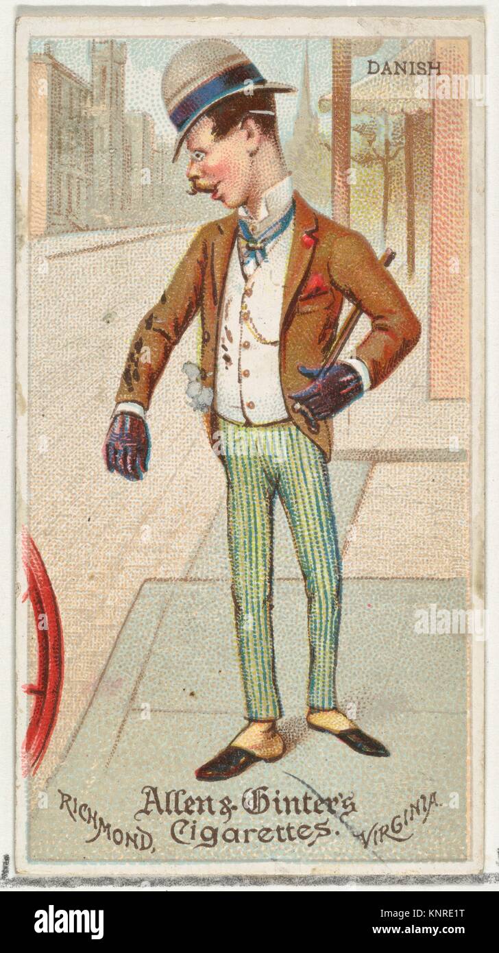 Danish, from World´s Dudes series (N31) for Allen & Ginter Cigarettes