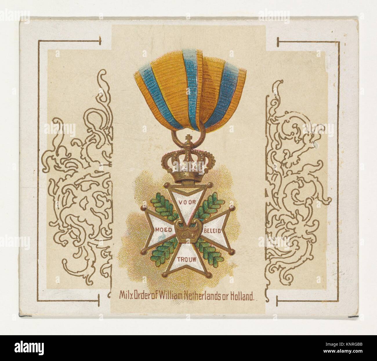 Military Order Of William Netherlands Or Holland From The World S Decorations Series N44 For Allen Ginter Cigarettes Publisher Issued By Stock Photo Alamy Military Order Of William Netherlands Or Holland From The World S Decorations Series N44 For Allen Ginter Cigarettes Publisher Issued By Stock Photo Alamy