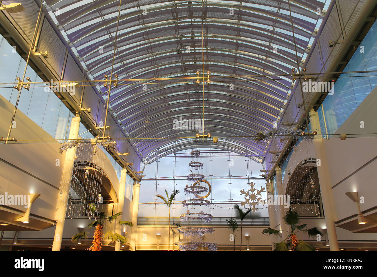 Christmas Decoration In Shopping Centre Bristol England