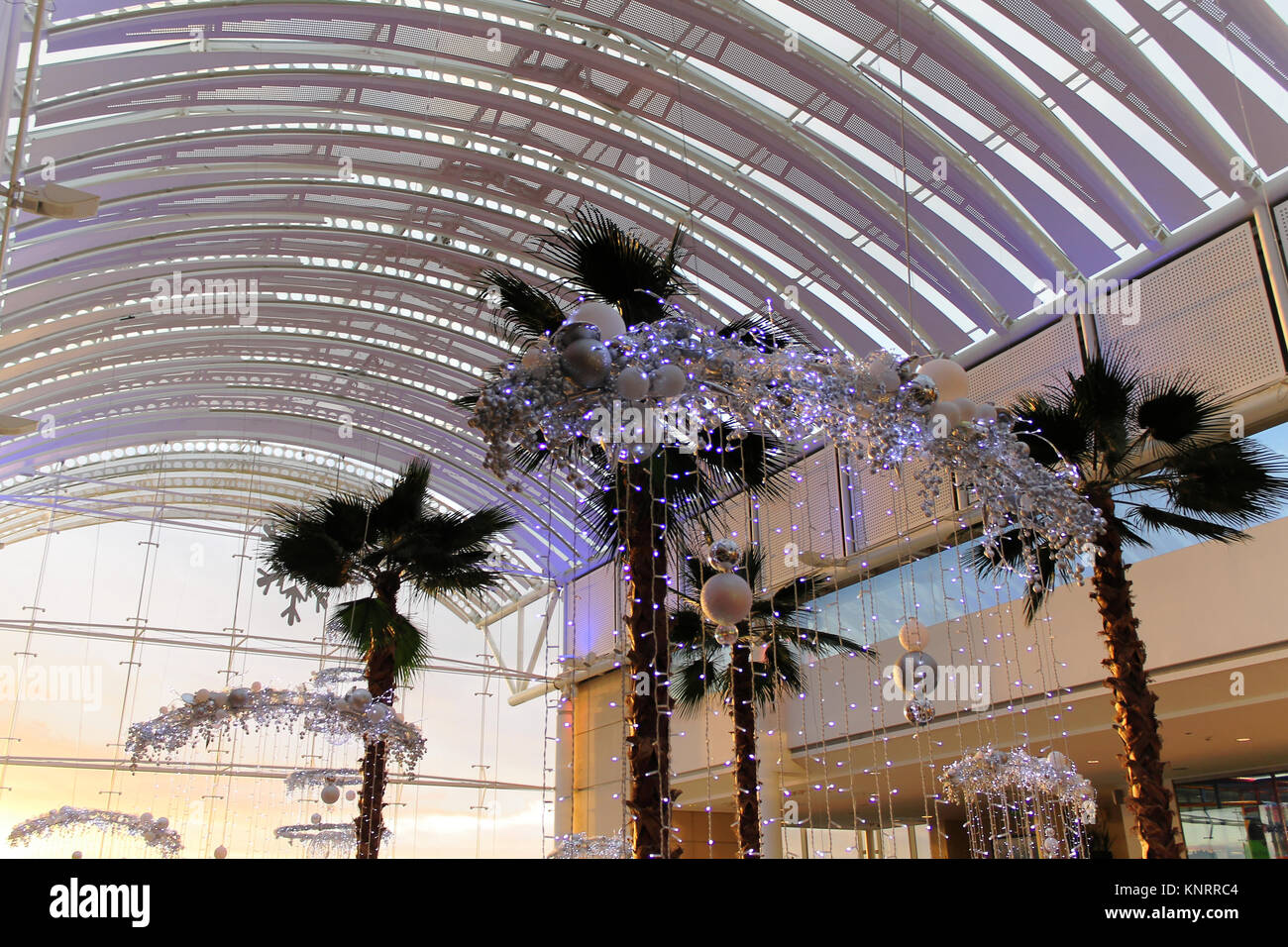 Christmas Decoration In Shopping Centre Bristol England