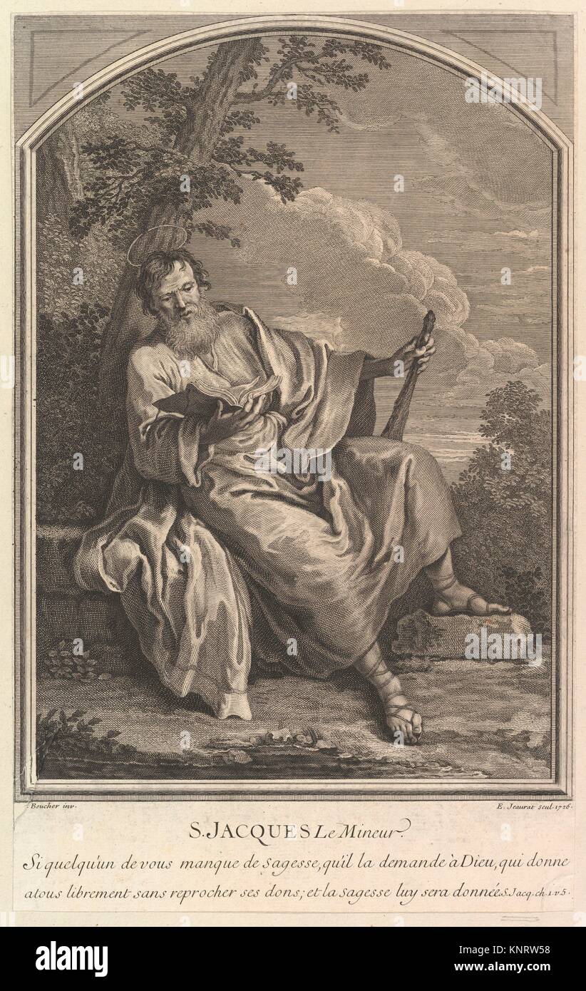 Saint Jacques Le Mineur. Artist Edme Jeaurat (French, Vermenton 1688