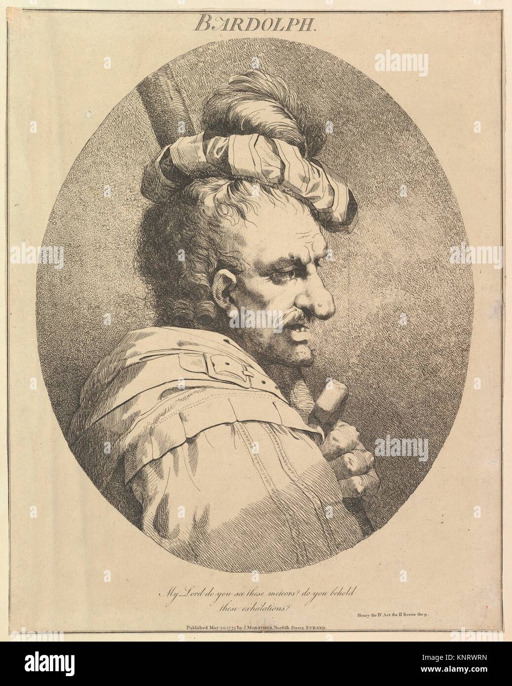 Bardolph (Twelve Characters from Shakespeare). Artist John Hamilton