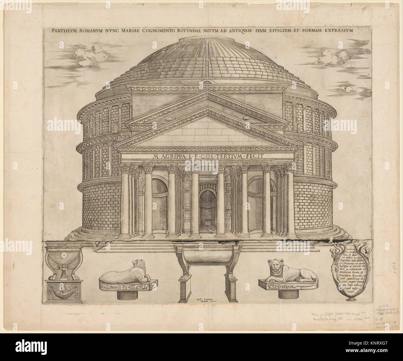 Speculum Romanae Magnificentiae The Pantheon. Series/Portfolio