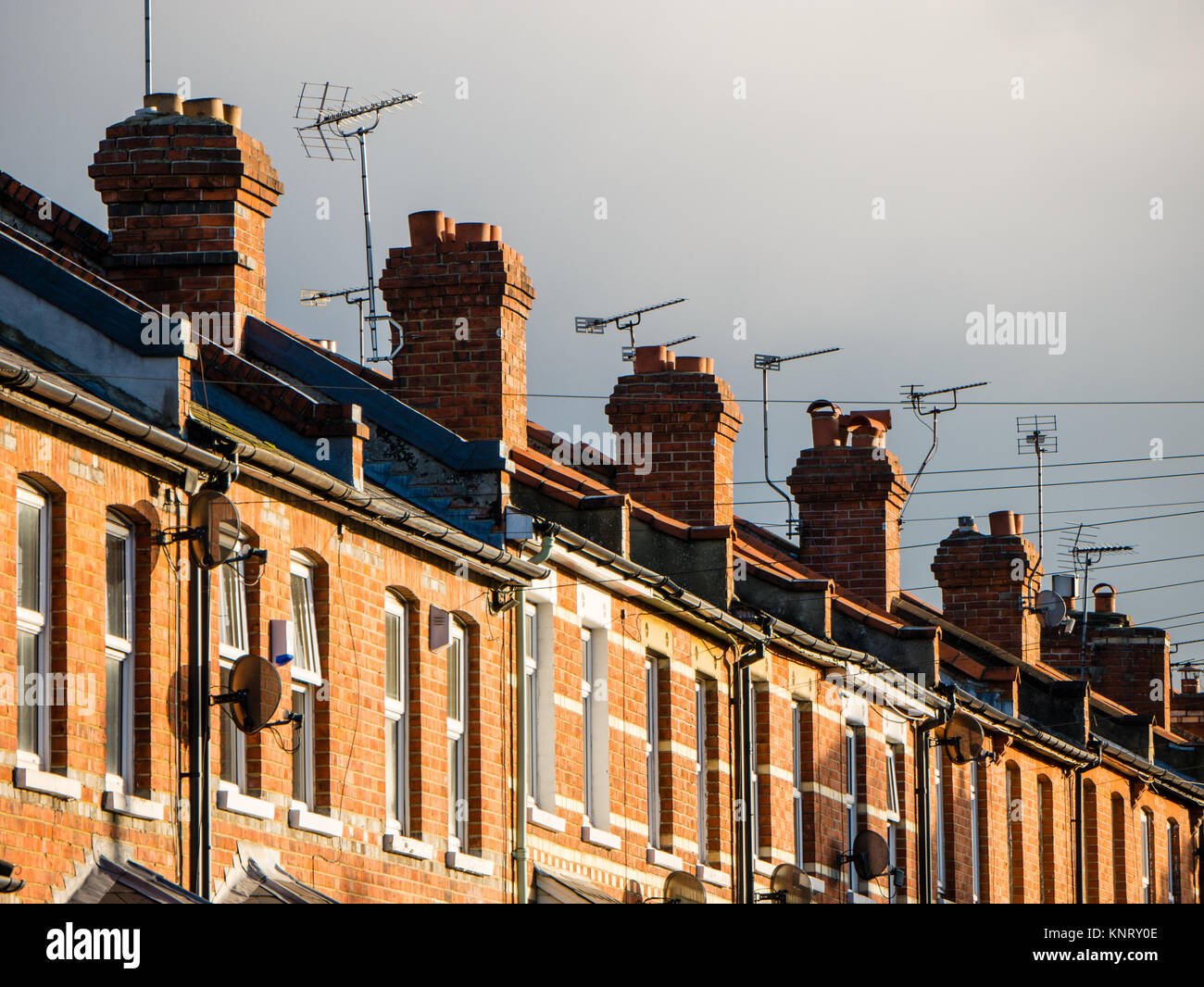 Terraced Houses, Caversham, Reading, Berkshire, England Stock Photo Alamy