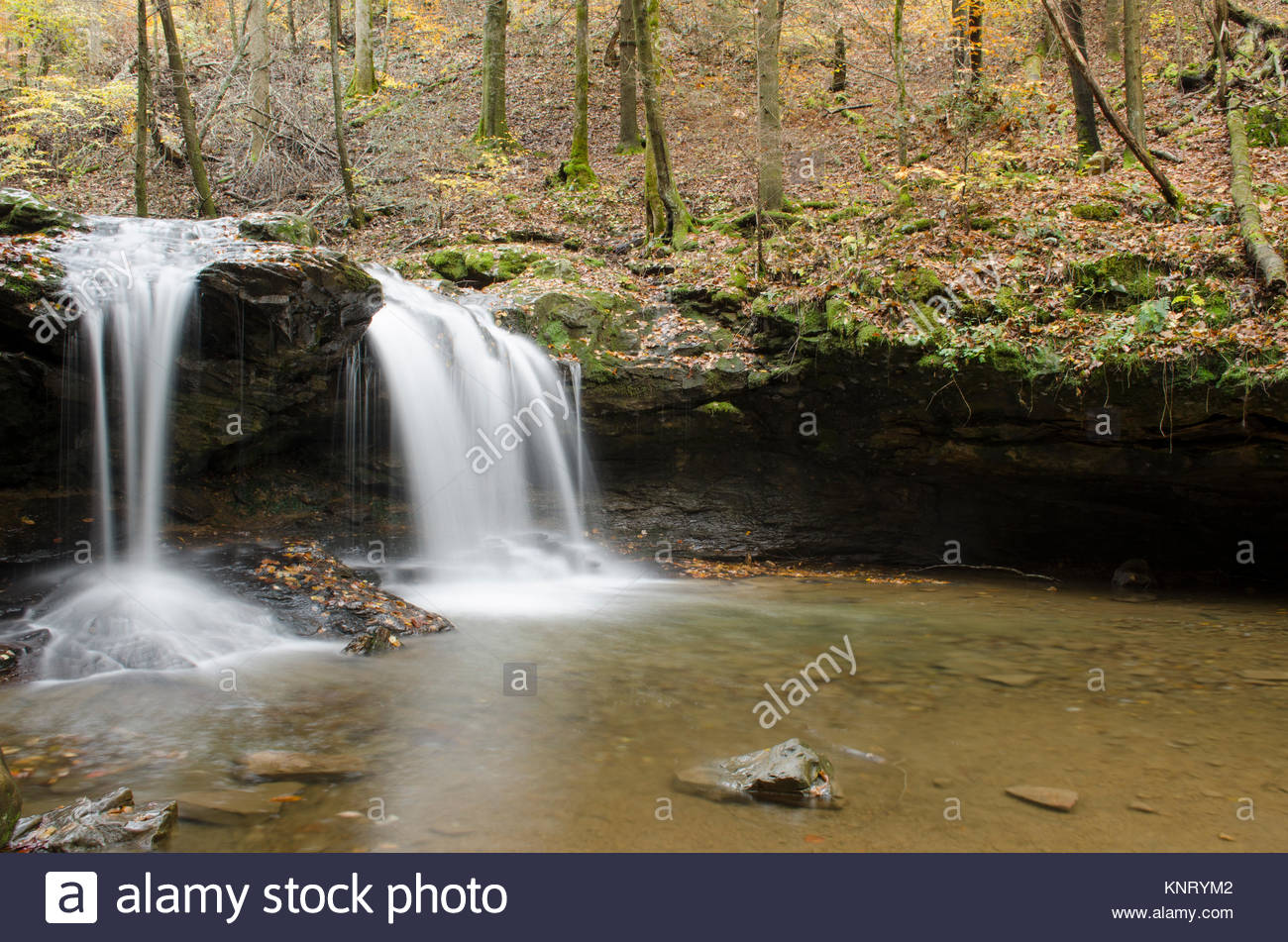Cascade Debord Falls a waterfall in Frozen Head State Park, west