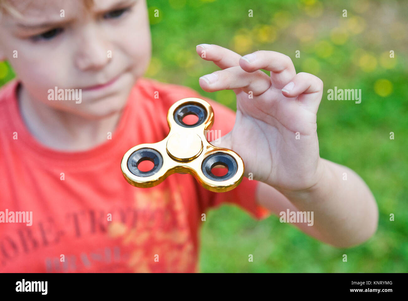 Hand Spinner, also known as fidget spinner, a finger toy that enhances