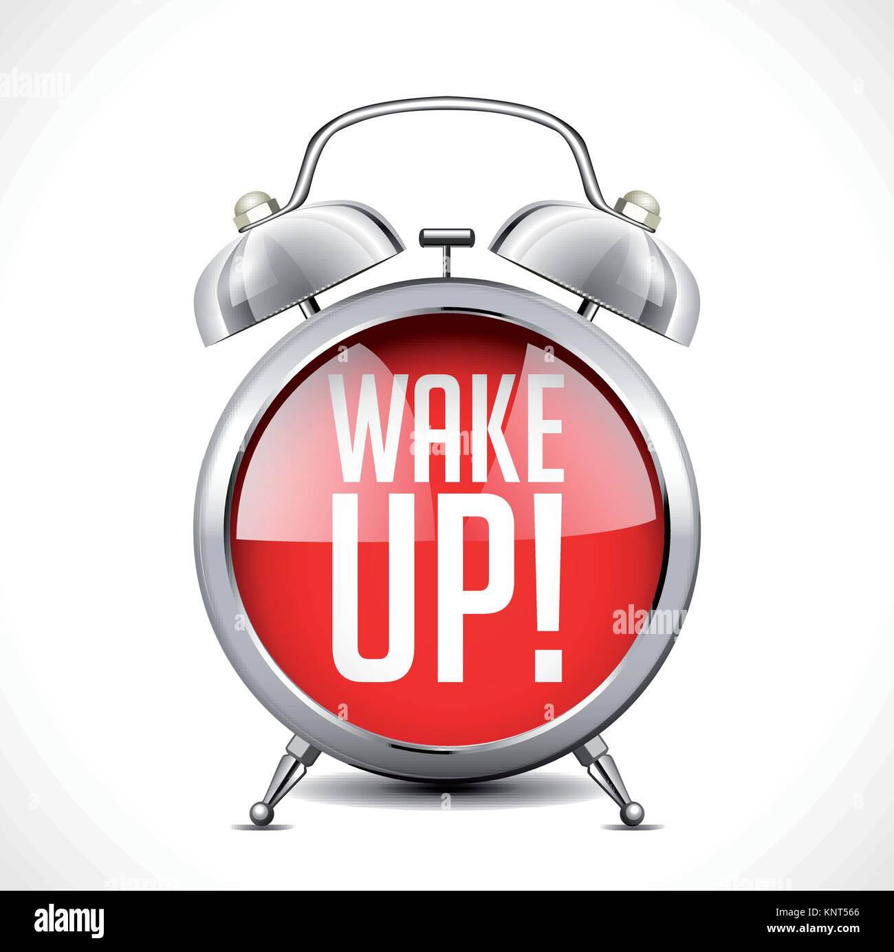 Alarm clock concept - wake up – stock illustration Stock Vector