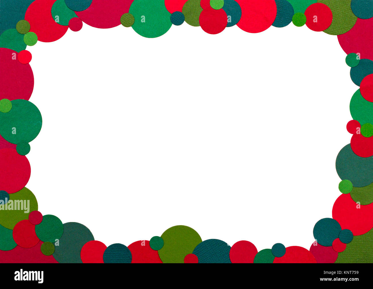 christmas polka dot border