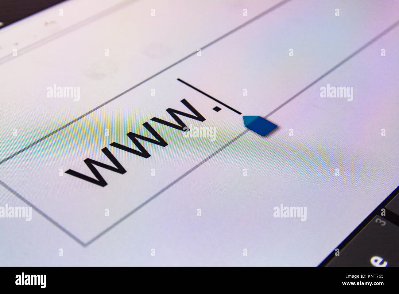 Magnifying Glass Search Box Empty Blank Screen www URL Link