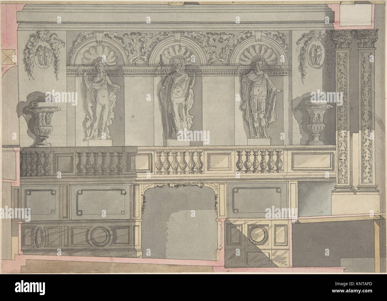 Courtage Layout Design This design depicts a court theatre layout with stage, seating, and ...