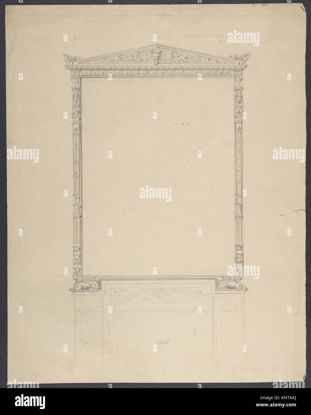 Mantle mirror frame hi-res stock photography and images - Alamy
