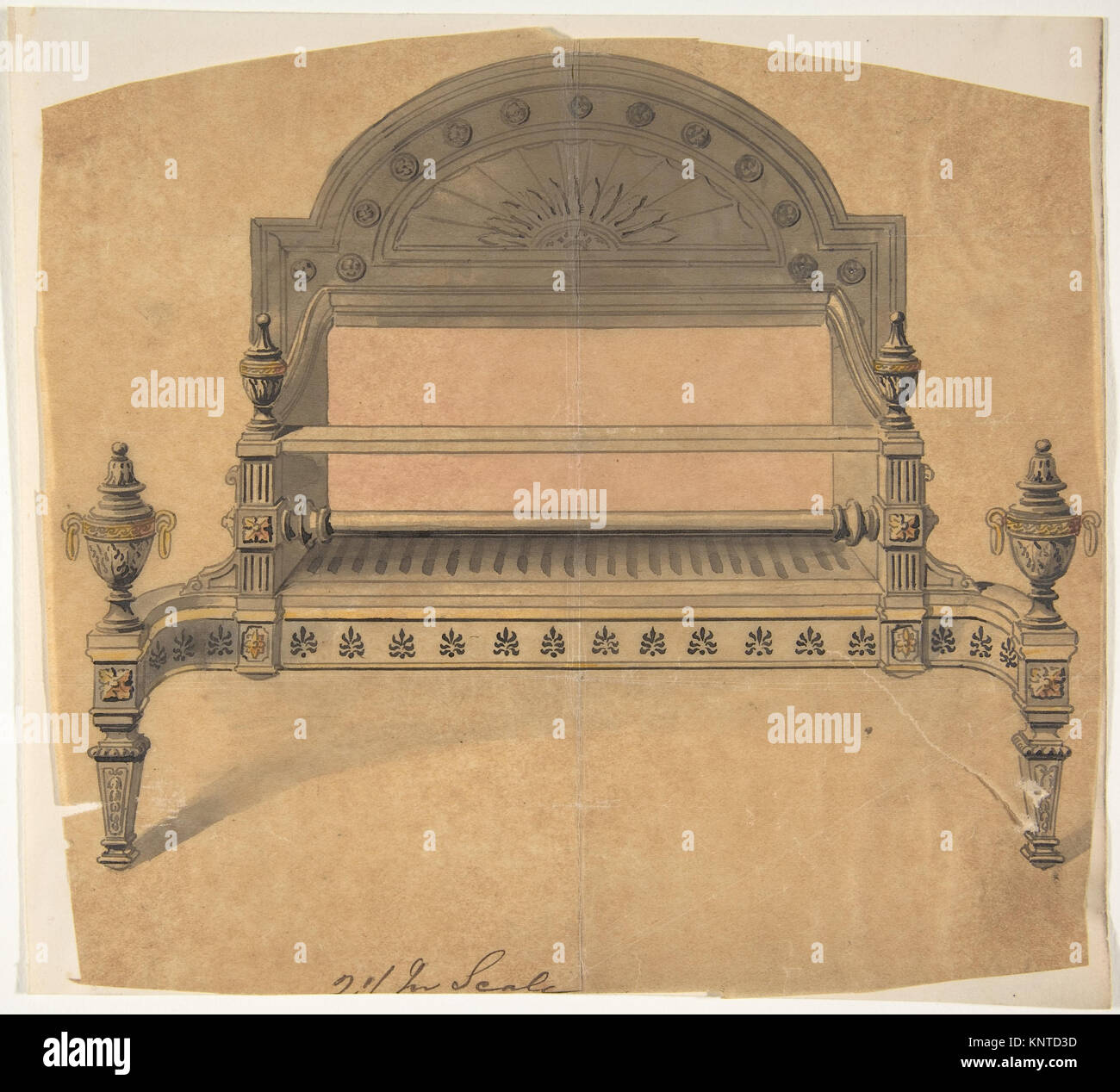 Design For A Fireplace Grate Met Dp806969 363273 Stock Photo