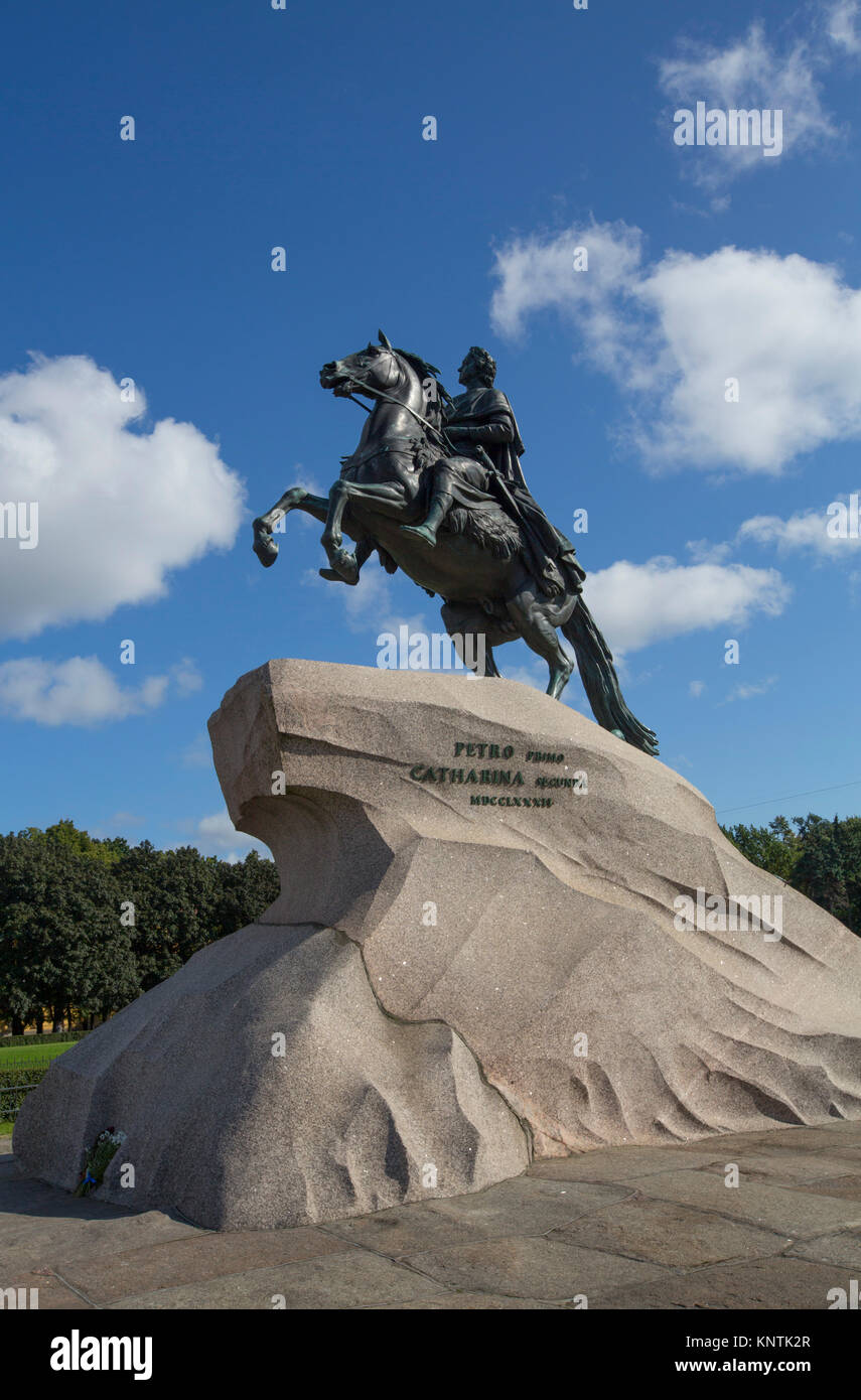 Bronze horseman statue st petersburg hires stock photography and