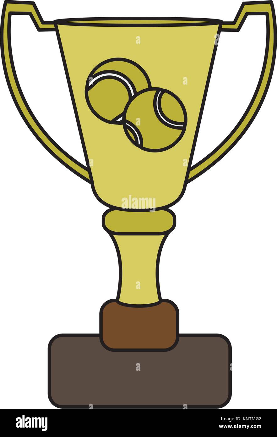 Tennis trophy design Stock Vector Image & Art - Alamy