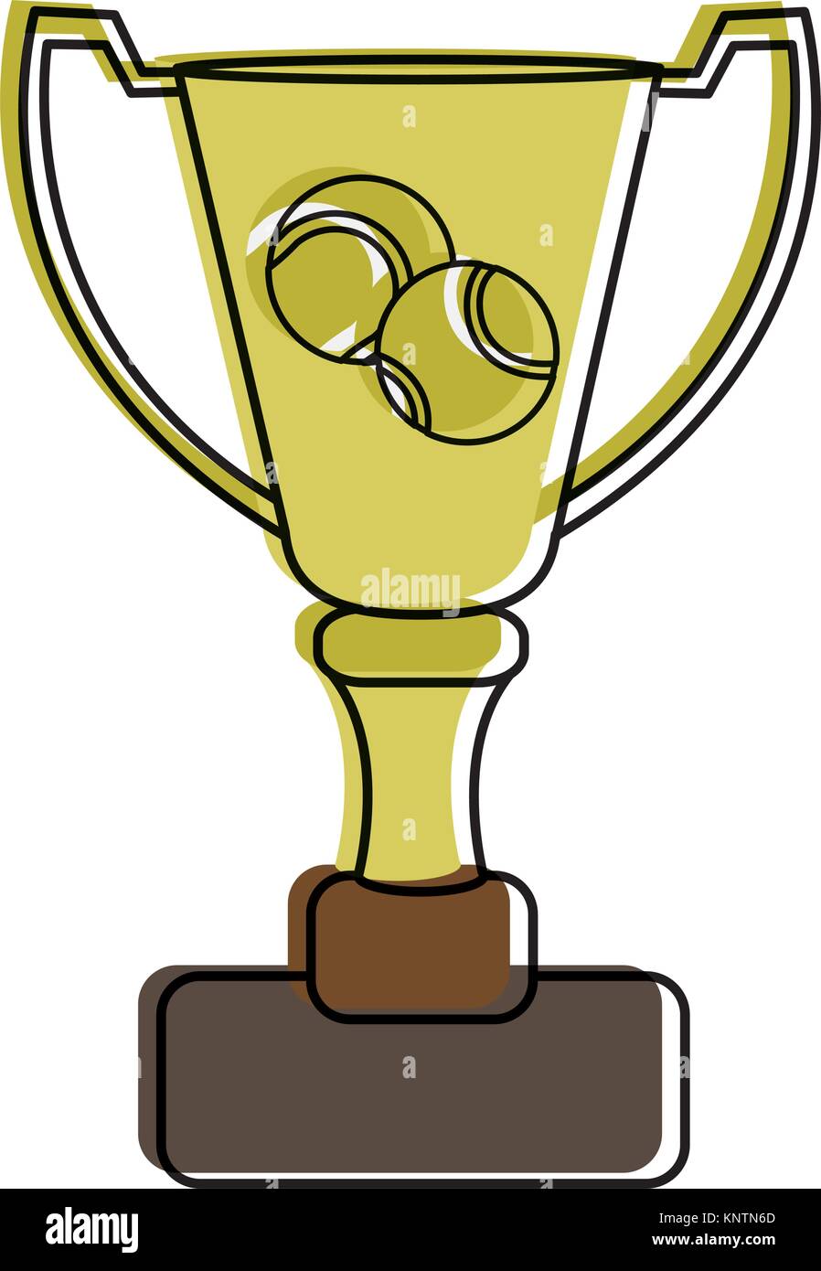 Tennis trophy design Stock Vector Image & Art - Alamy