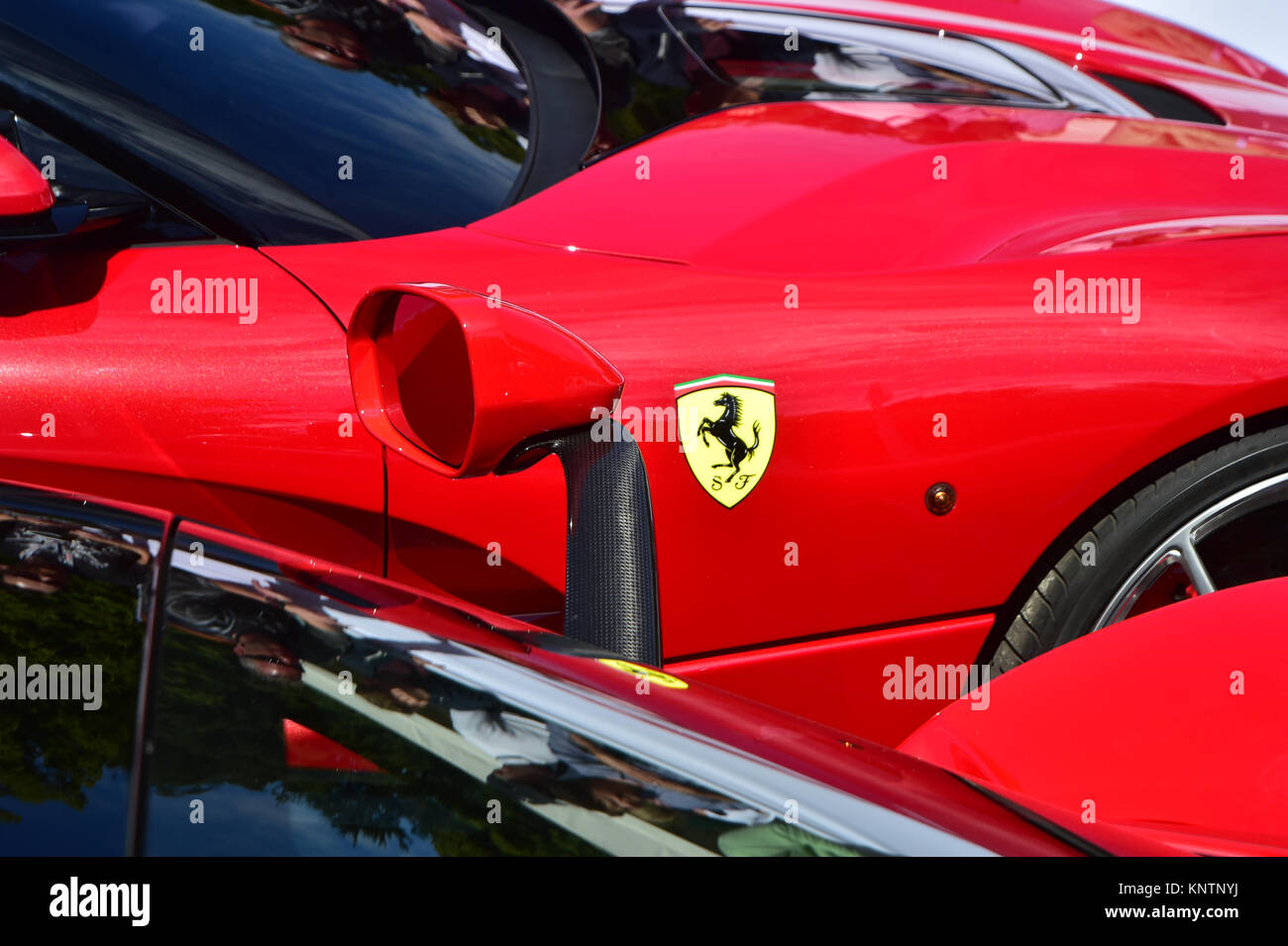 Ferrari And Ferrari Goodwood Festival Of Speed 2014 Stock Photo Alamy