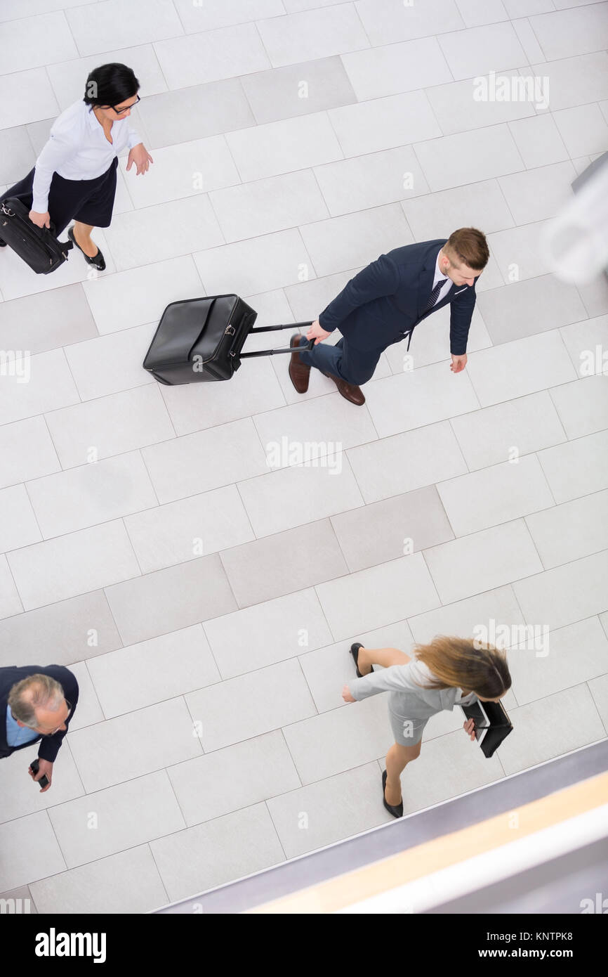 High angle people walking hi-res stock photography and images - Alamy