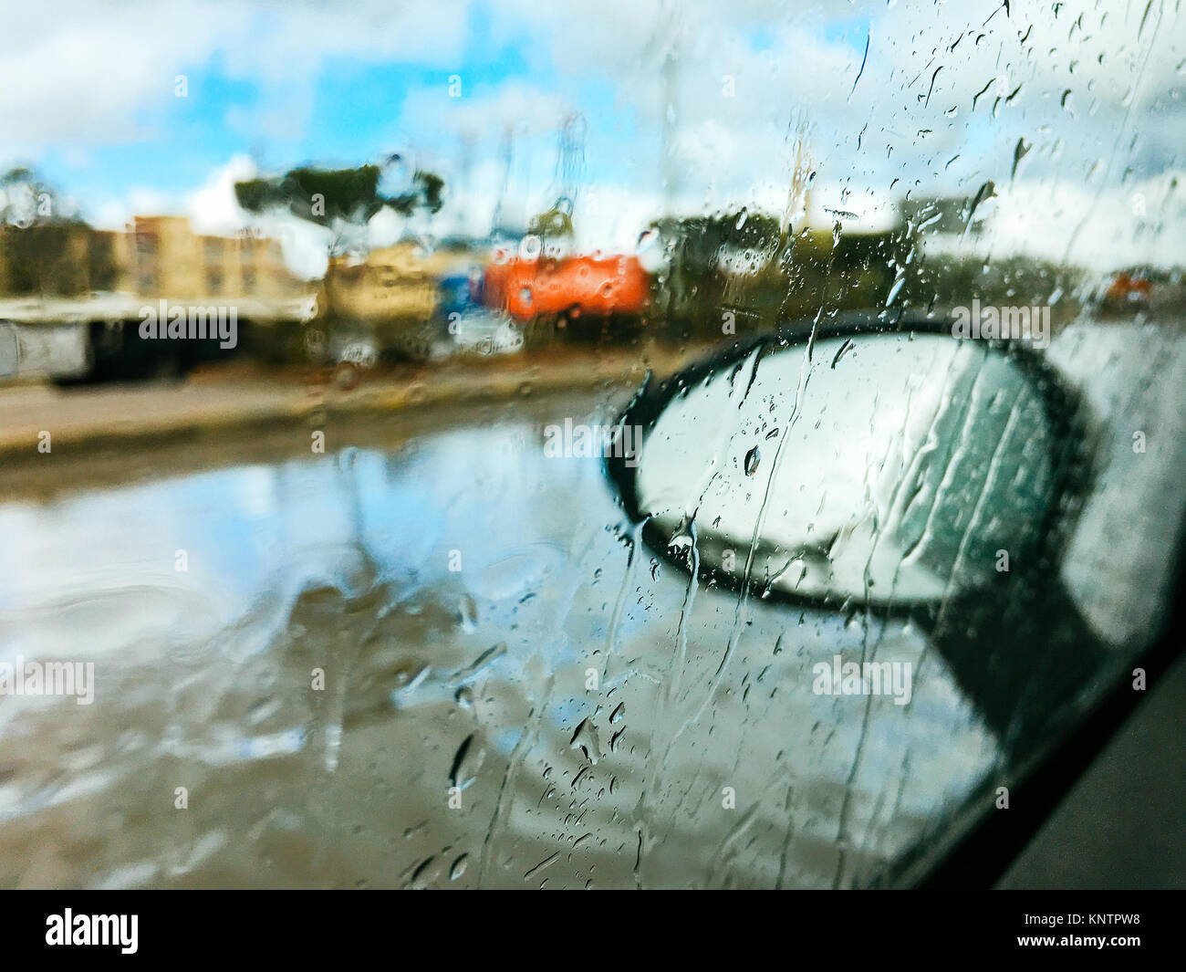 Seen through car window glass hi-res stock photography and images - Alamy
