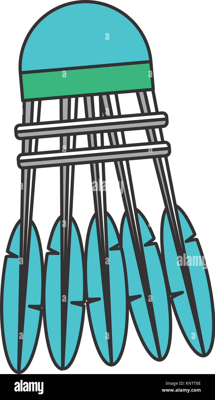 Badminton shuttlecock design Stock Vector Image & Art Alamy