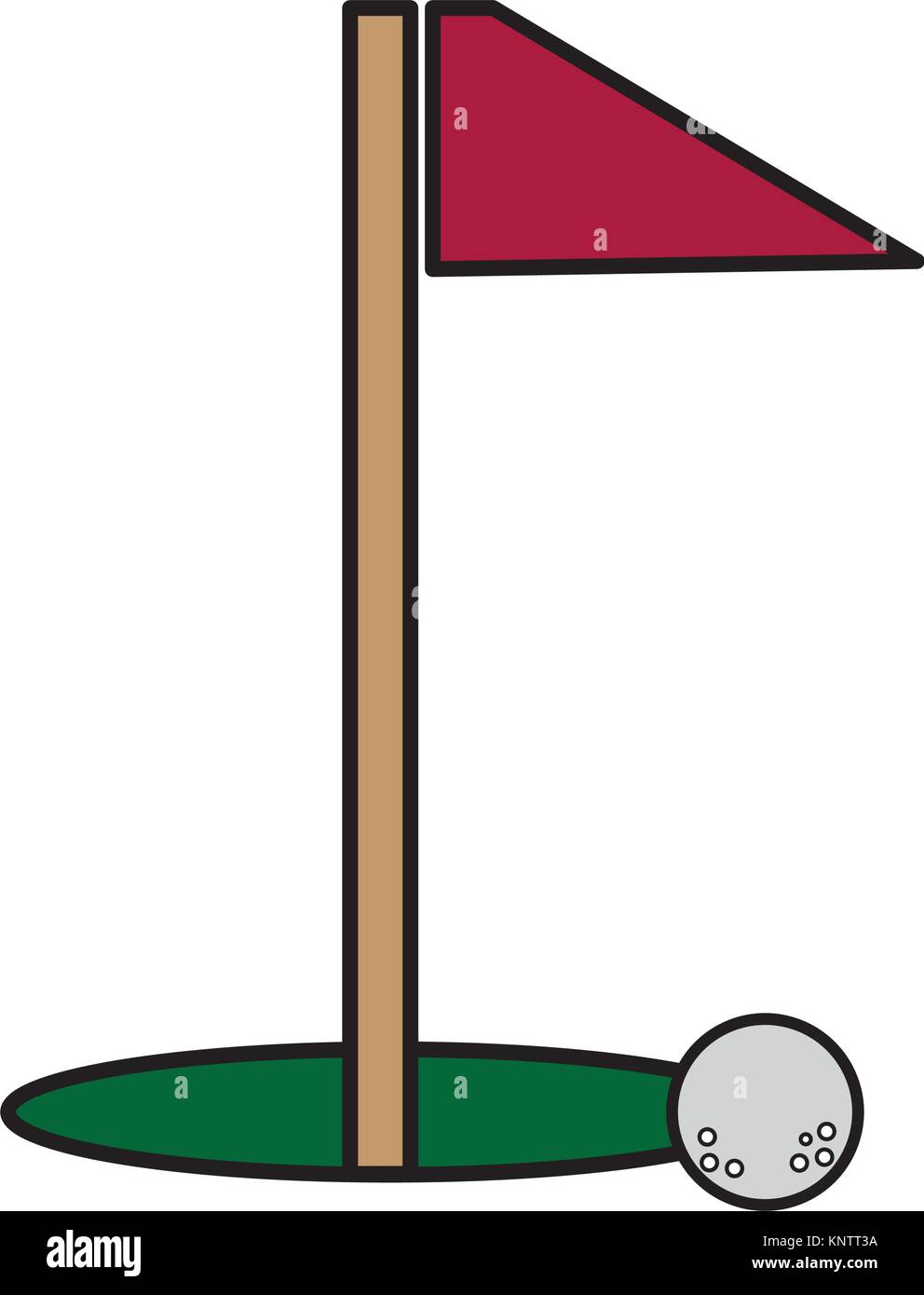 Golf flag design Stock Vector Image & Art Alamy