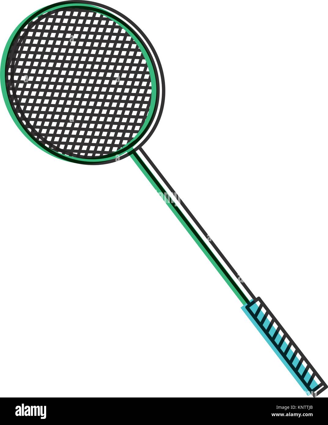 Badminton racket design Stock Vector Image & Art Alamy