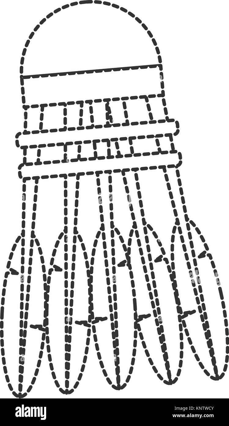 Badminton shuttlecock design Stock Vector Image & Art Alamy