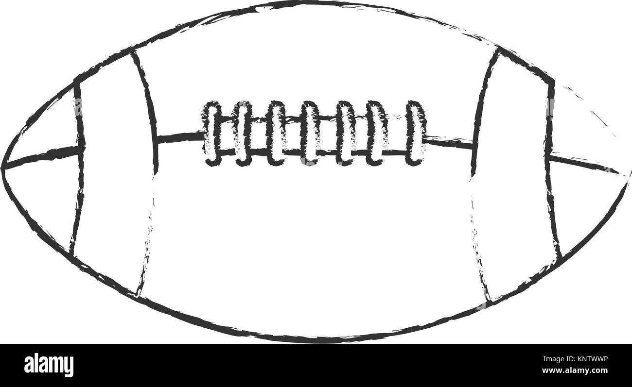 American football ball design Stock Vector