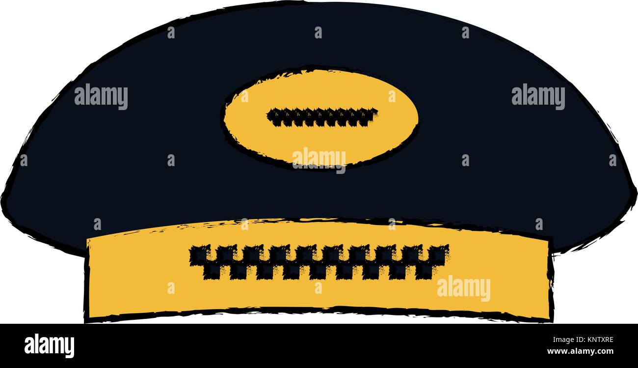 taxi driver cap icon vector illustration design Stock Vector Image ...