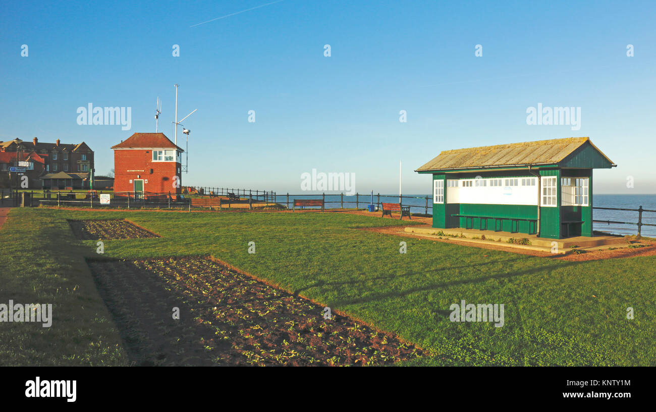 A view of the seafront on the Norfolk coast at MundesleyonSea