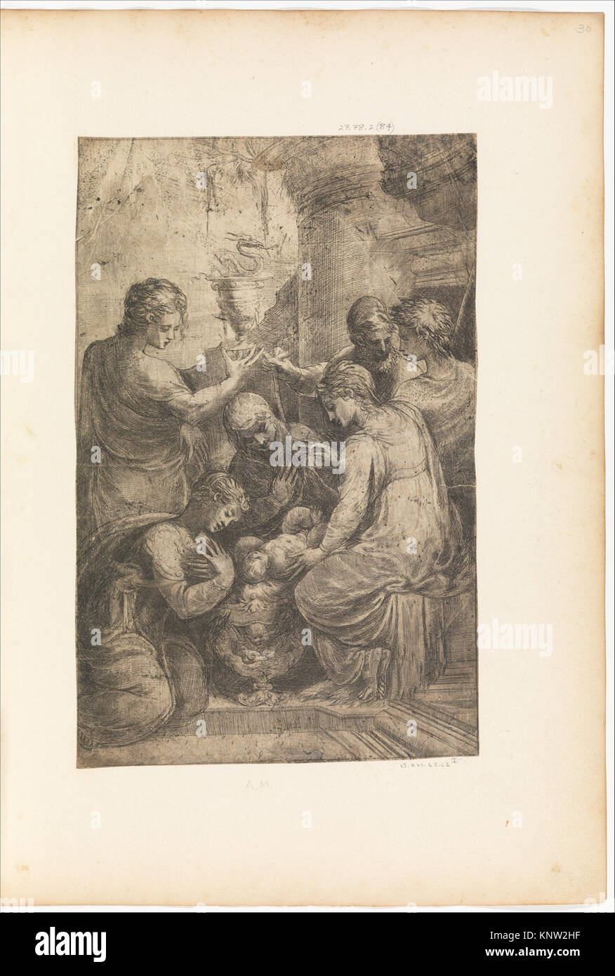 Adoration of the Child MET DP269571 365116 Stock Photo - Alamy