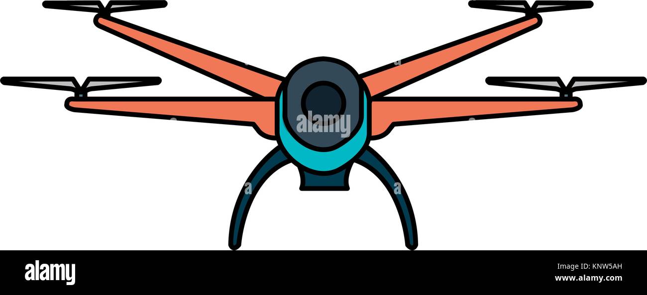 drone technology isolated icon vector illustration design Stock Vector ...