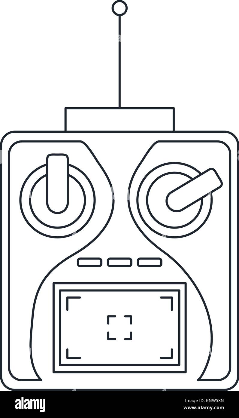 drone remote control icon vector illustration design Stock Vector Image ...