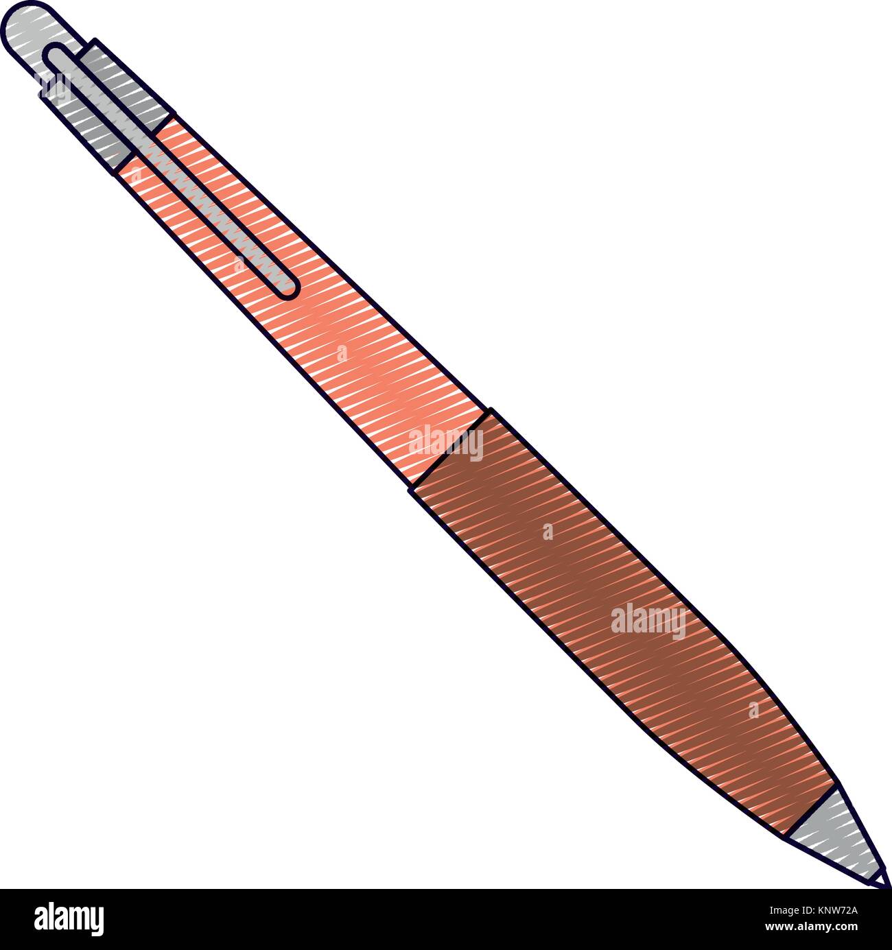 pen office or school stationery accessory Stock Vector Image & Art - Alamy
