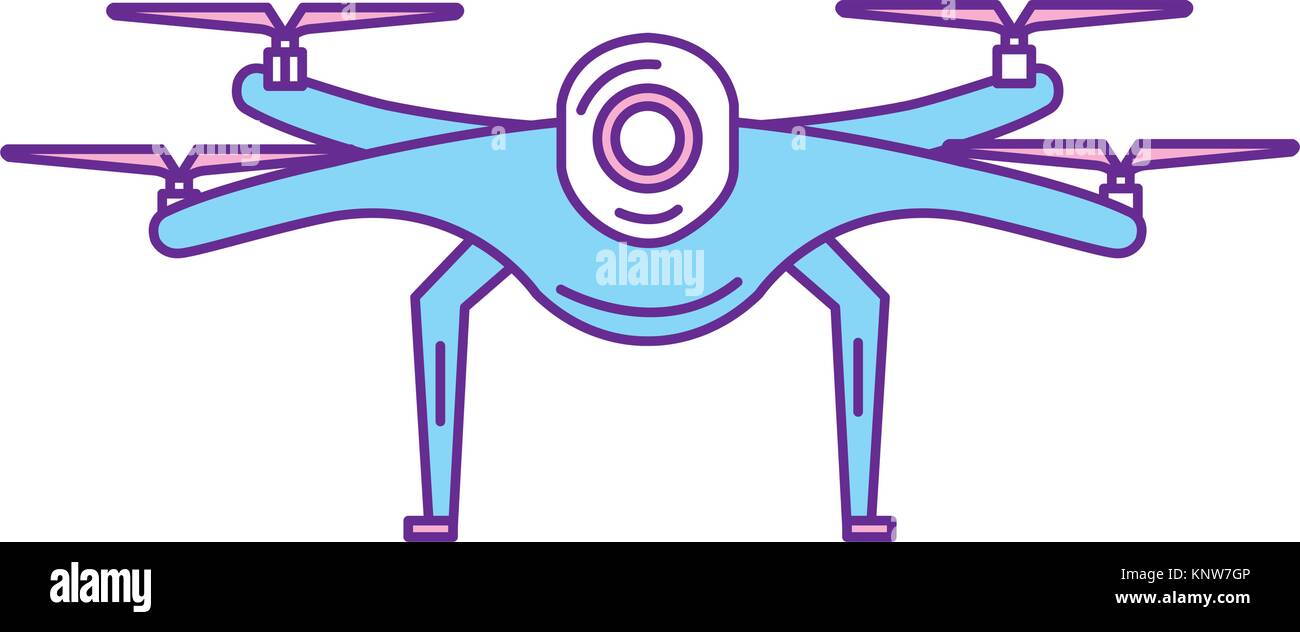 drone technology isolated icon vector illustration design Stock Vector ...