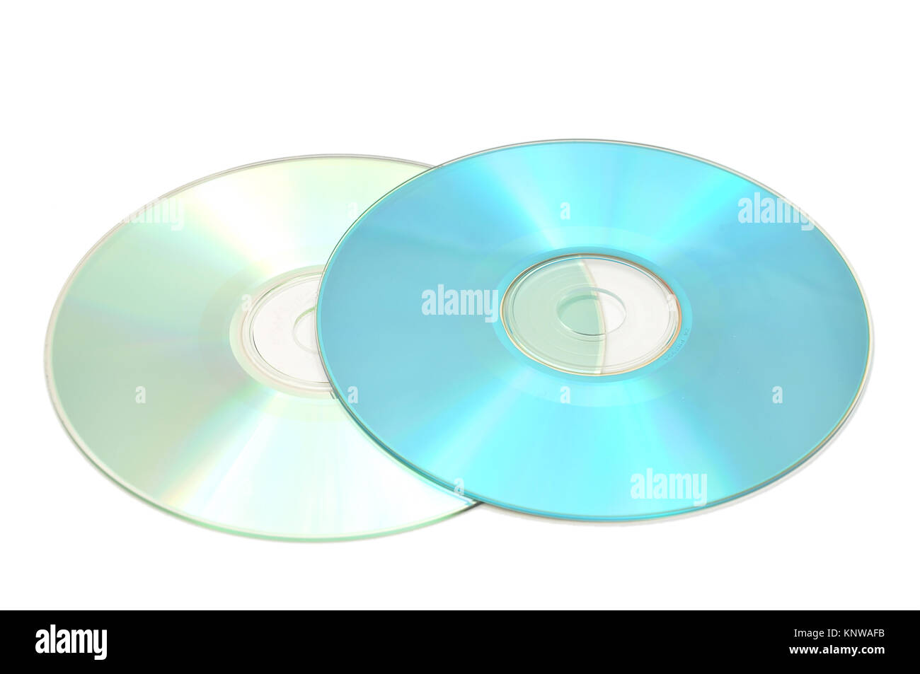 Detailed but simple image of  compact disc Stock Photo