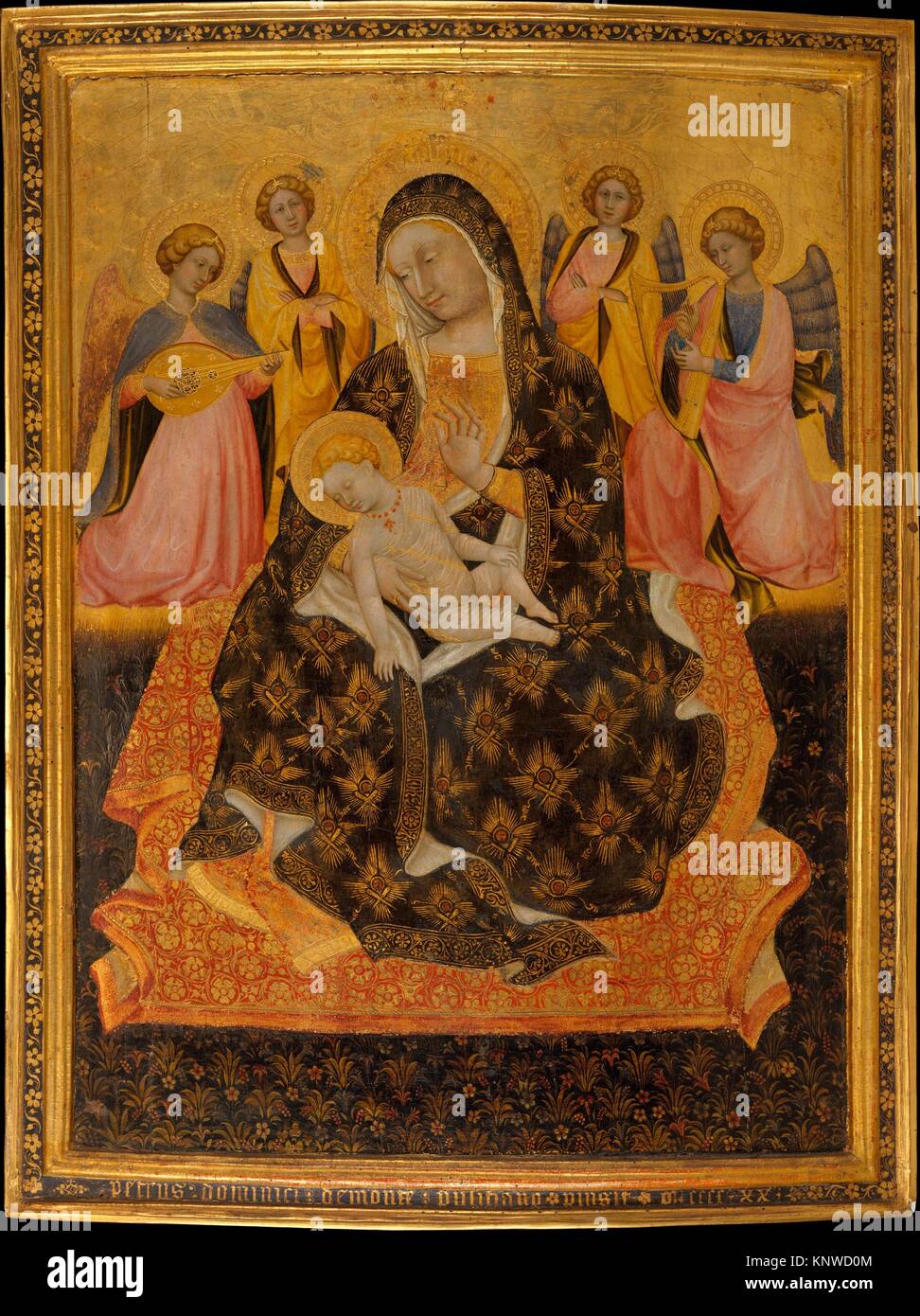 15th Century Madonna Child Angels High Resolution Stock Photography and ...