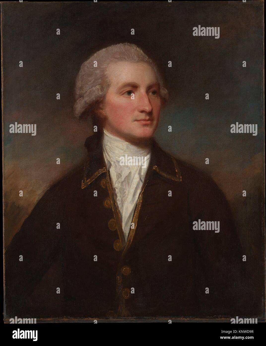 Portrait Of A Man Artist George Romney British Beckside Lancashire portrait-of-a-man-artist-george-romney-british-beckside-lancashire