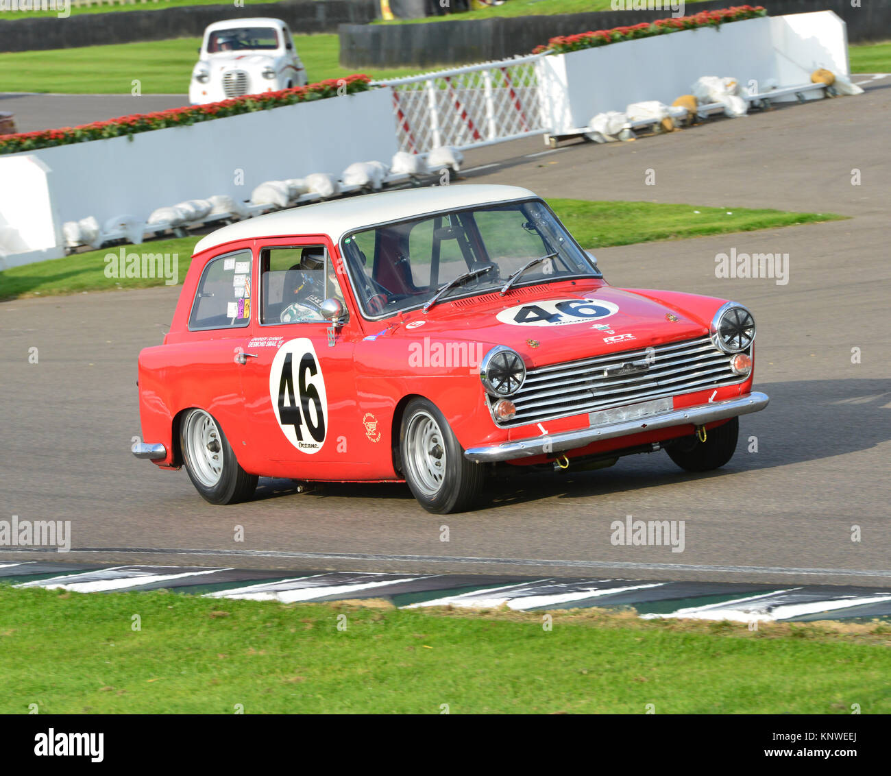 Darren Turner, Andrew Higginson, Austin A40, St Mary's Trophy, Goodwood Revival 2014, 2014, Autosport, Goodwood Revival, Goodwood Revival 2014, Goodwo Stock Photo