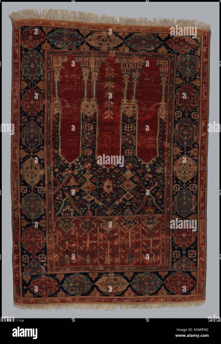 Prayer Rug with Coupled Columns. Object Name Carpet; Date early 18th