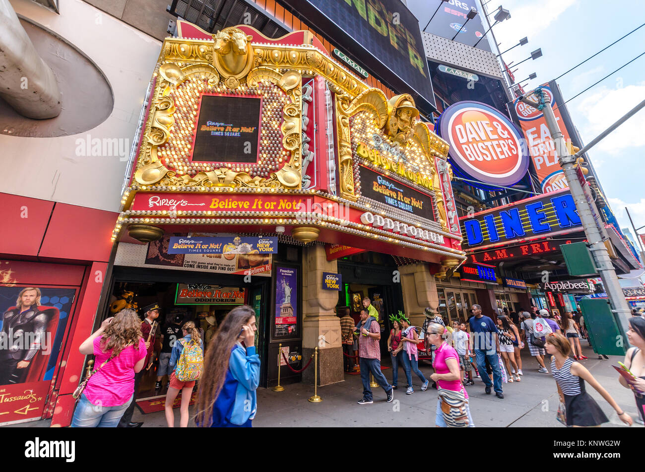 NEW YORK JUL 22 Ripley's museum on 42nd street on July 22, 2014 in