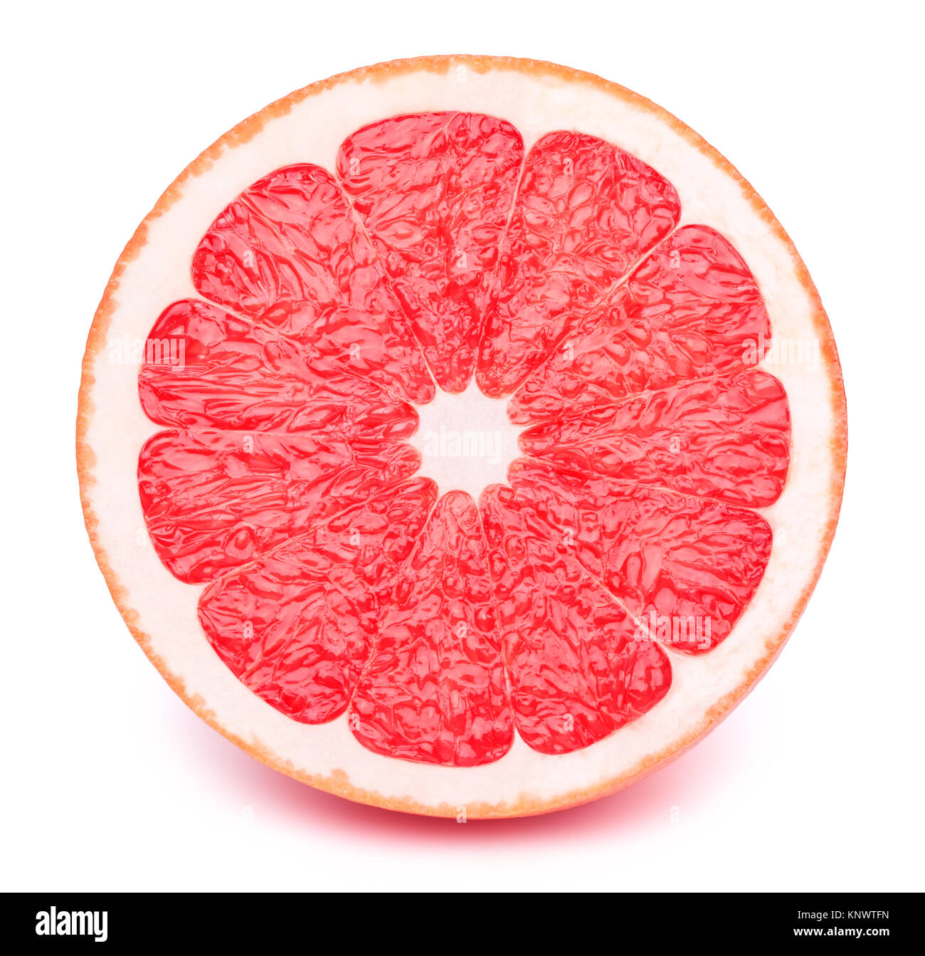 Half of grapefruit isolated Stock Photo Alamy
