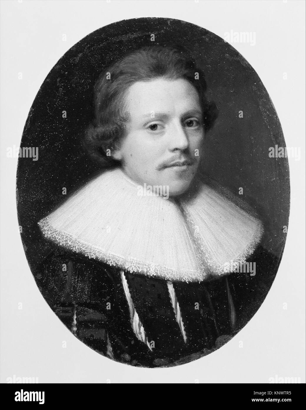 Portrait Of A Man Artist David Baudringhien Dutch Ca