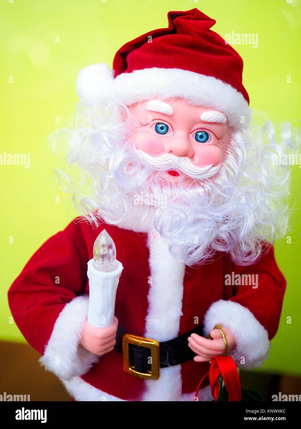 A Santa Claus doll Stock Photo